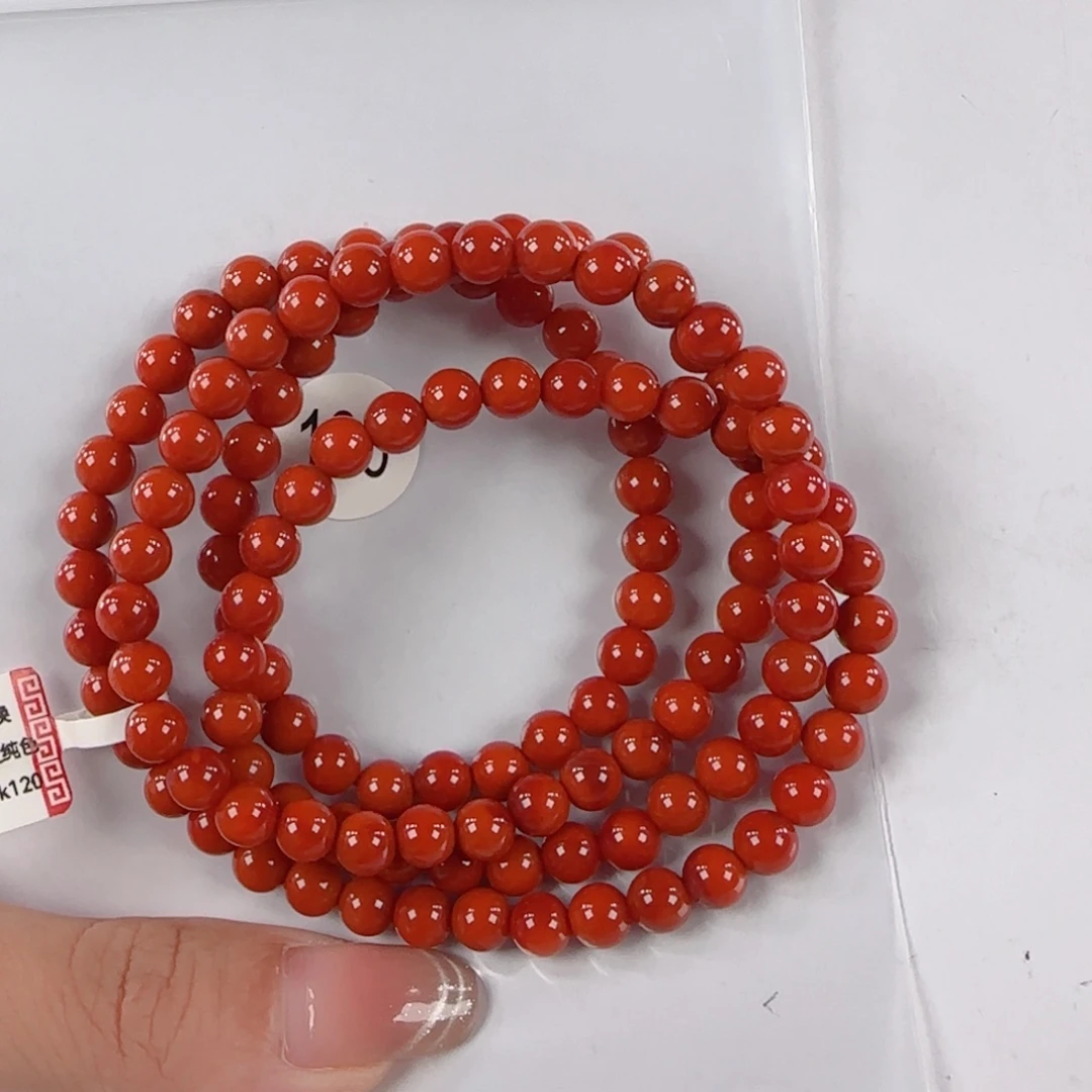 南红玛瑙未镶嵌手链