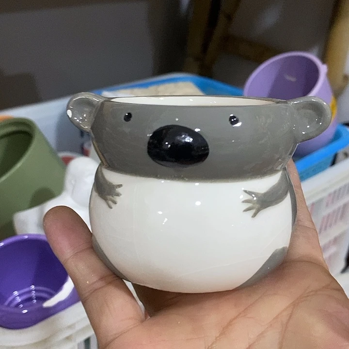 摆件陶盆有孔 微瑕介意勿拍