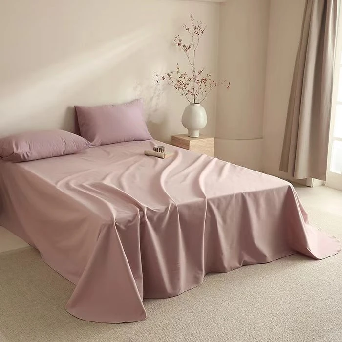 【杰仔】100S全棉245*250纯色床单1.5床1.8床用素色