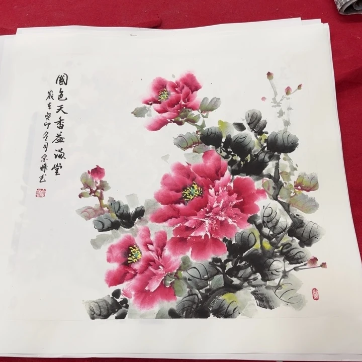 国画花鸟等图案和造型各