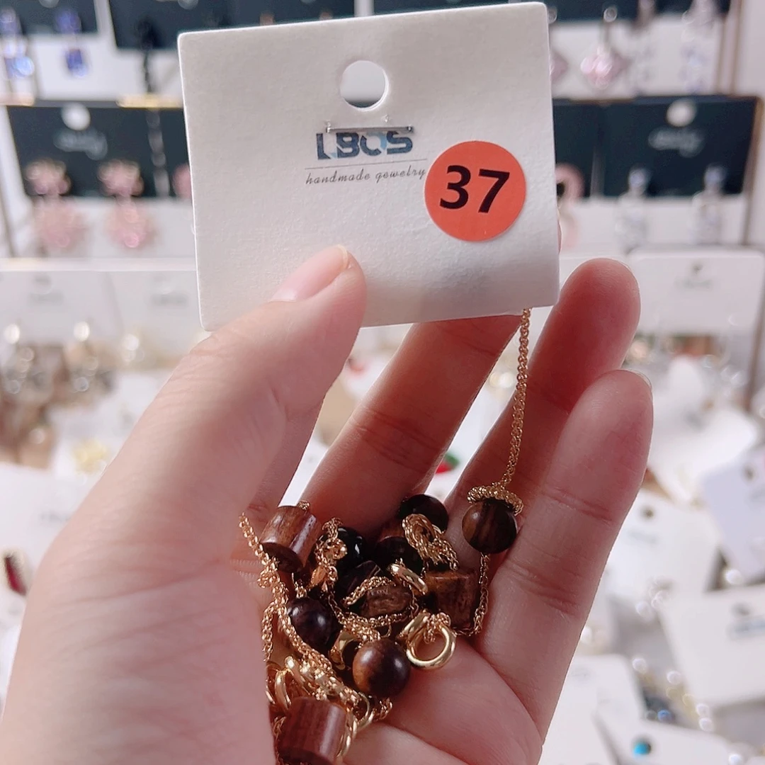 锆石纯铜合金耳环