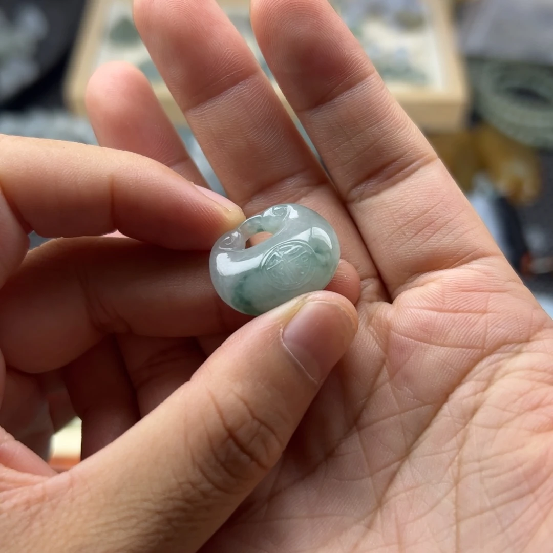 未镶嵌挂件翡翠福包