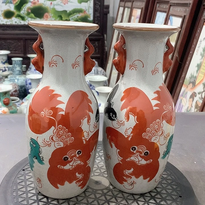 陶摆件博古架陶瓷摆件