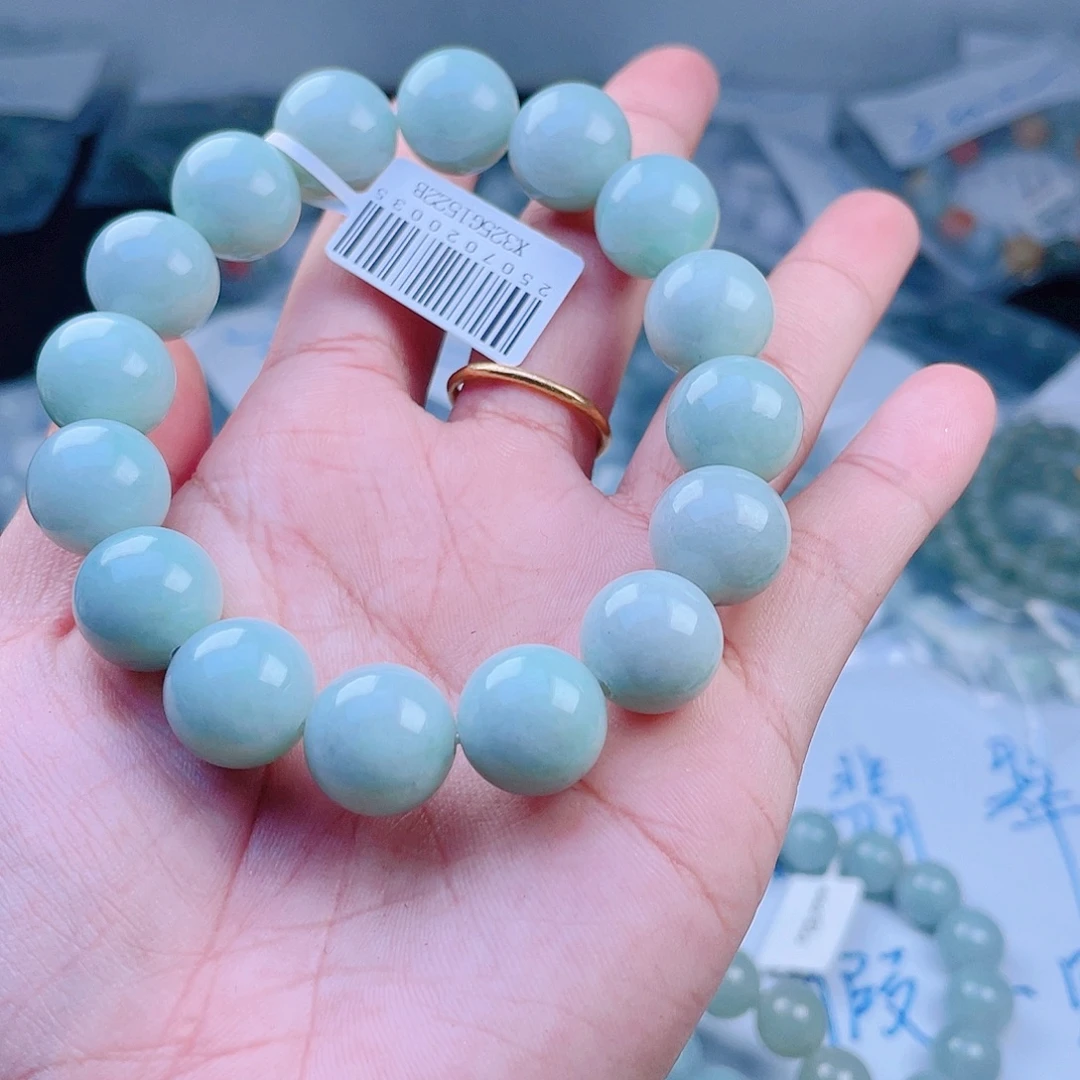 定制翡翠未镶嵌珠串