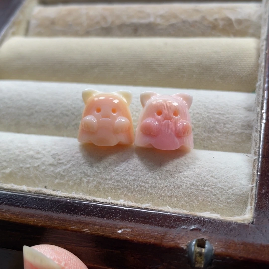 非金属贝珠（仿珍珠）幽灵猫三通