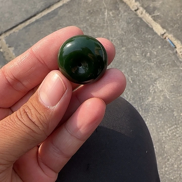 和田玉（碧玉）颈饰未镶嵌卡25