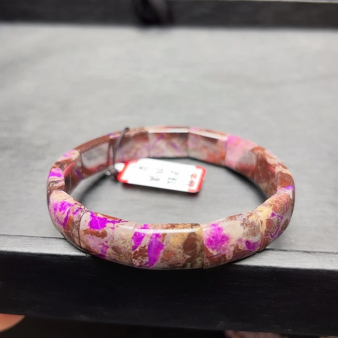 苏纪石（舒俱来）未镶嵌荧光桃红手牌