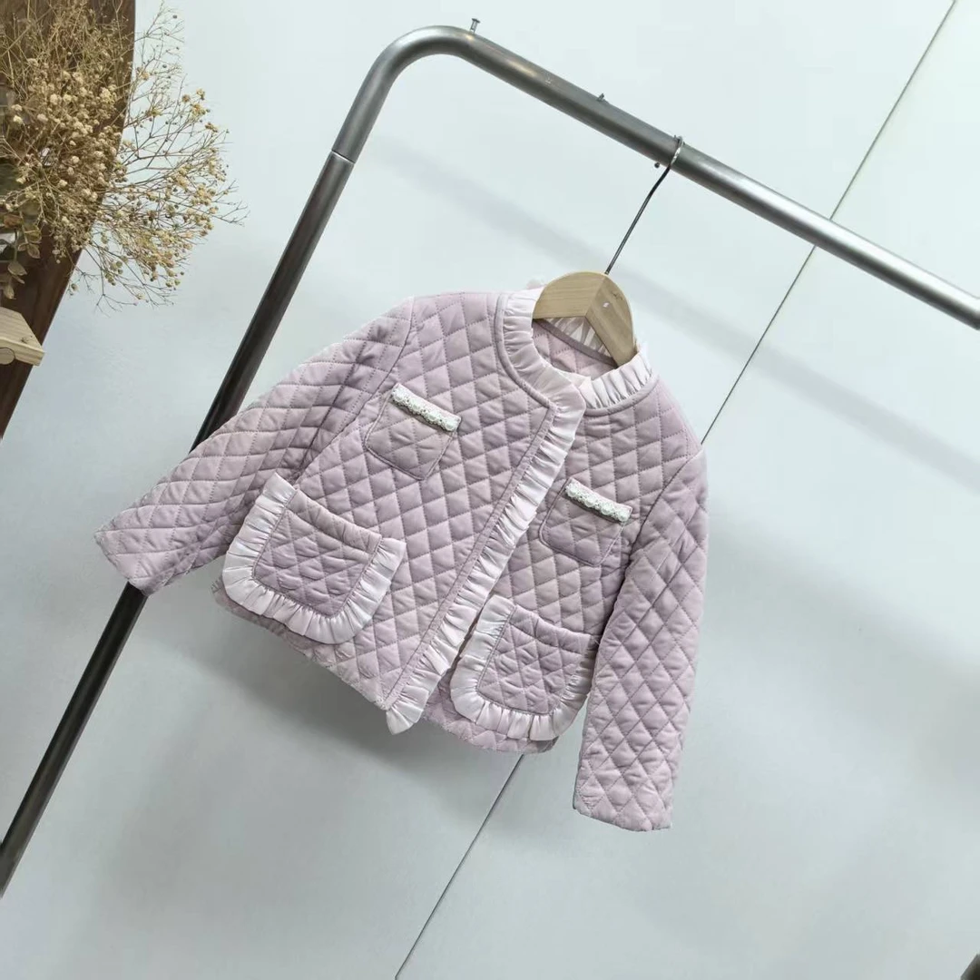 【0113】藕粉色棉衣外套B3-9