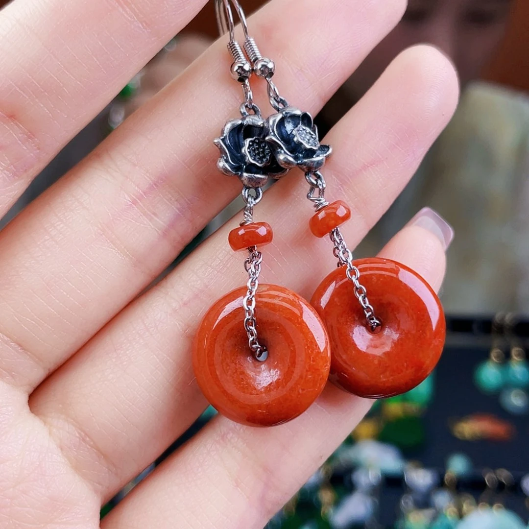 翡翠未镶嵌耳饰饰品