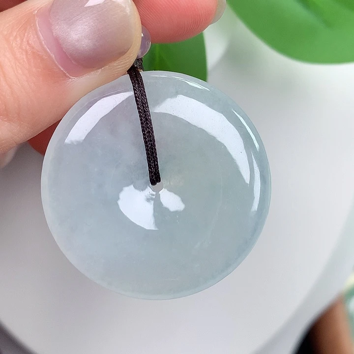 翡翠未镶嵌颈饰41/34.8-4.9mm