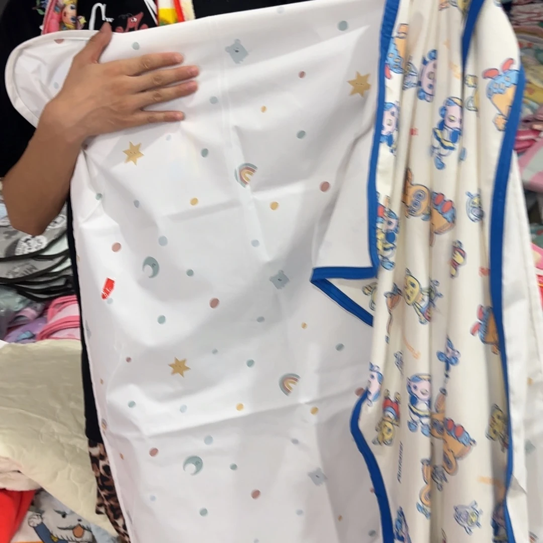 好看的可爱的防水床单