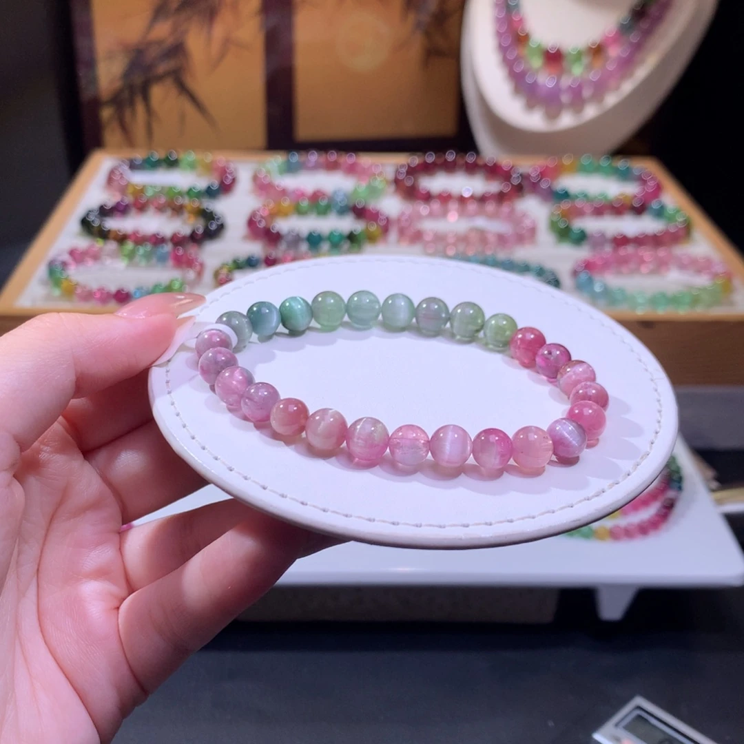 未镶嵌手链碧玺碧玺