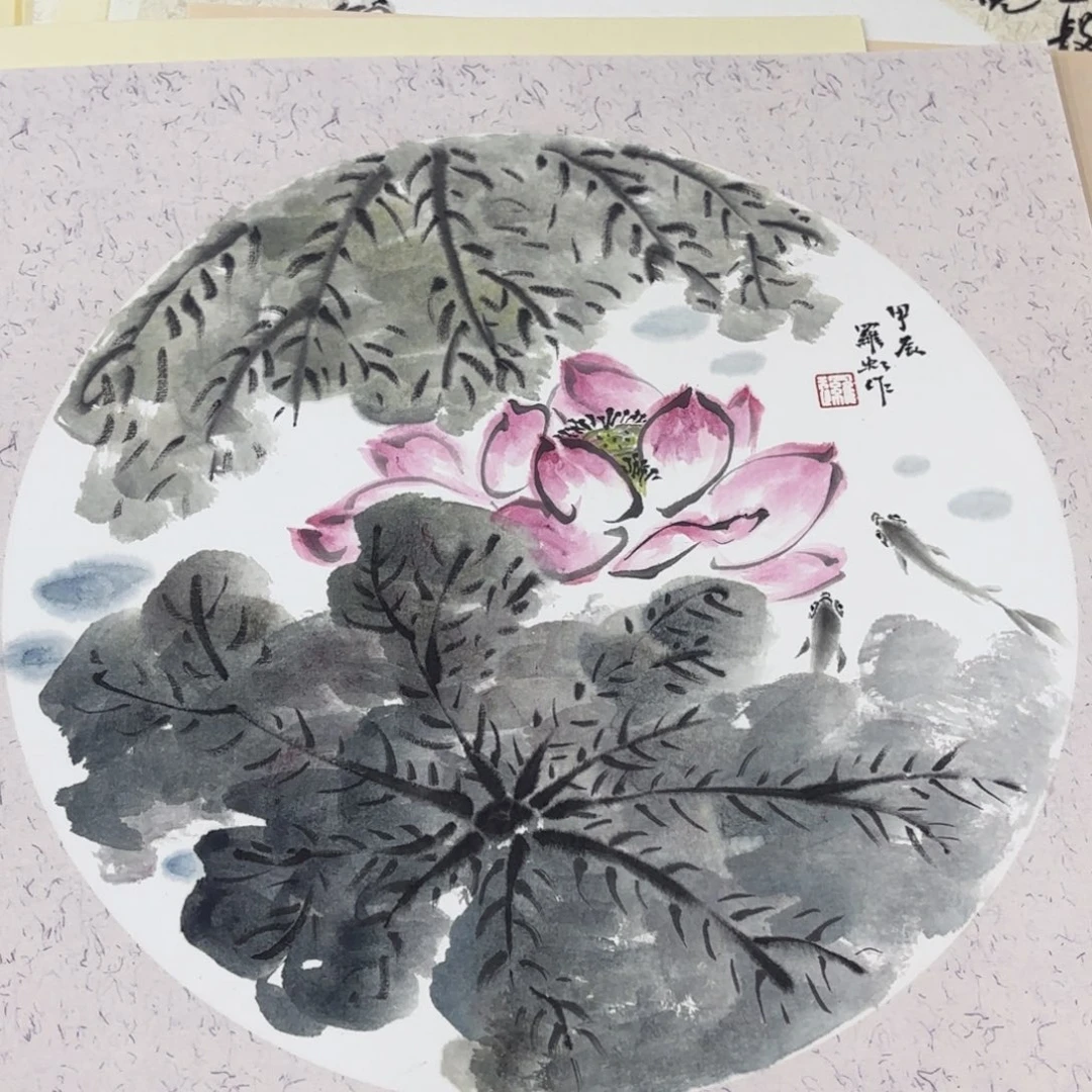 国画33-33卡纸作品艺