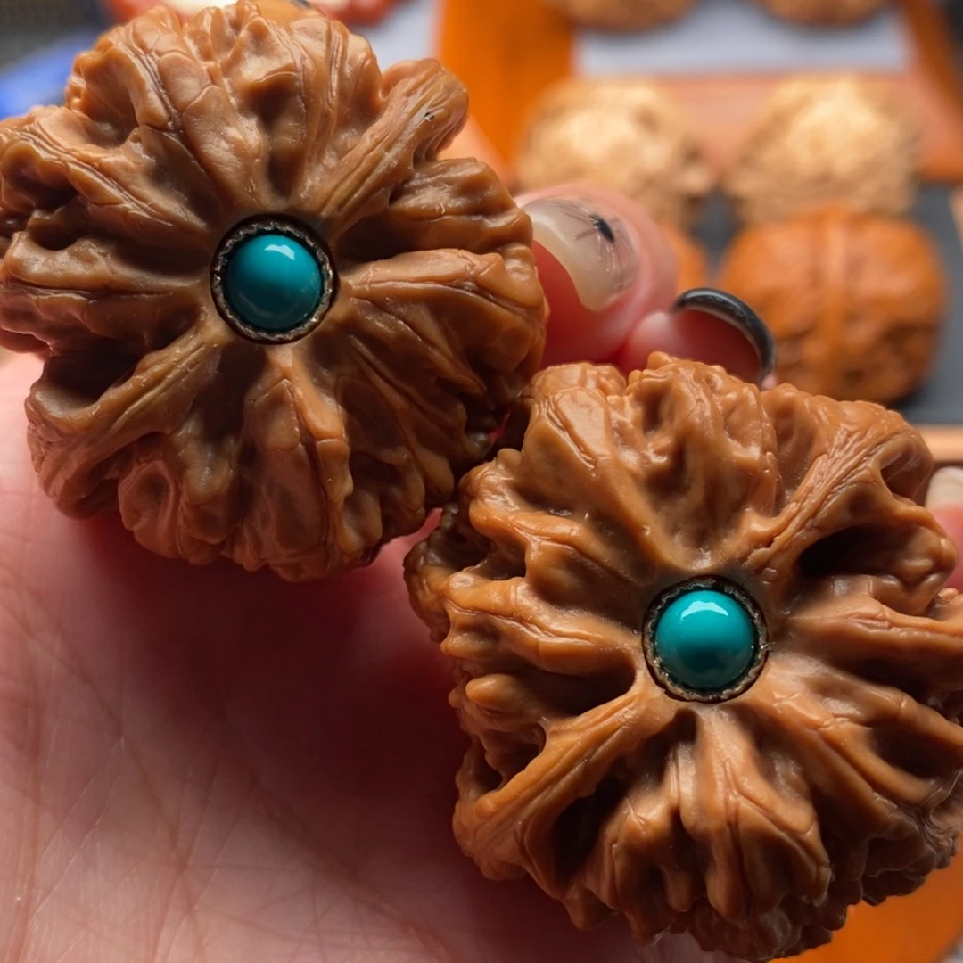 把件文玩核桃41尺寸粗筋