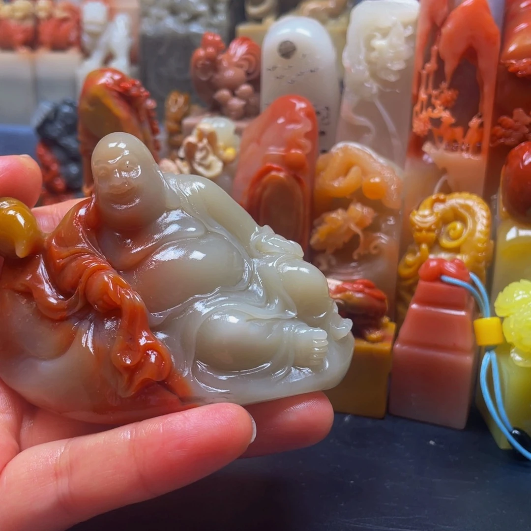 寿山石印石精美寿山