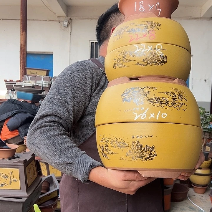 紫砂花盆紫砂花盆