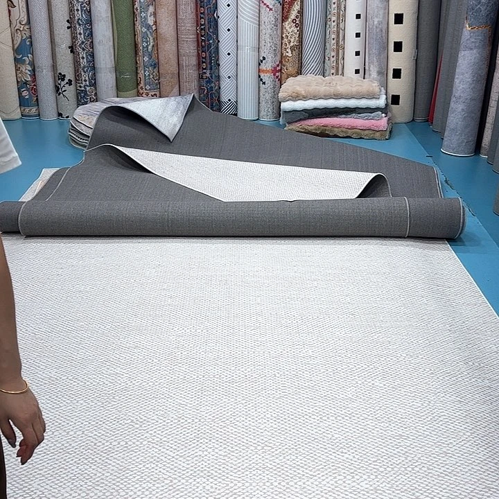 混纺棉布乳胶底比利时绒微瑕240×343误差正负1-3厘米