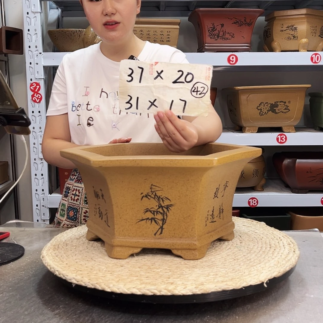 紫砂花盆紫砂花盆