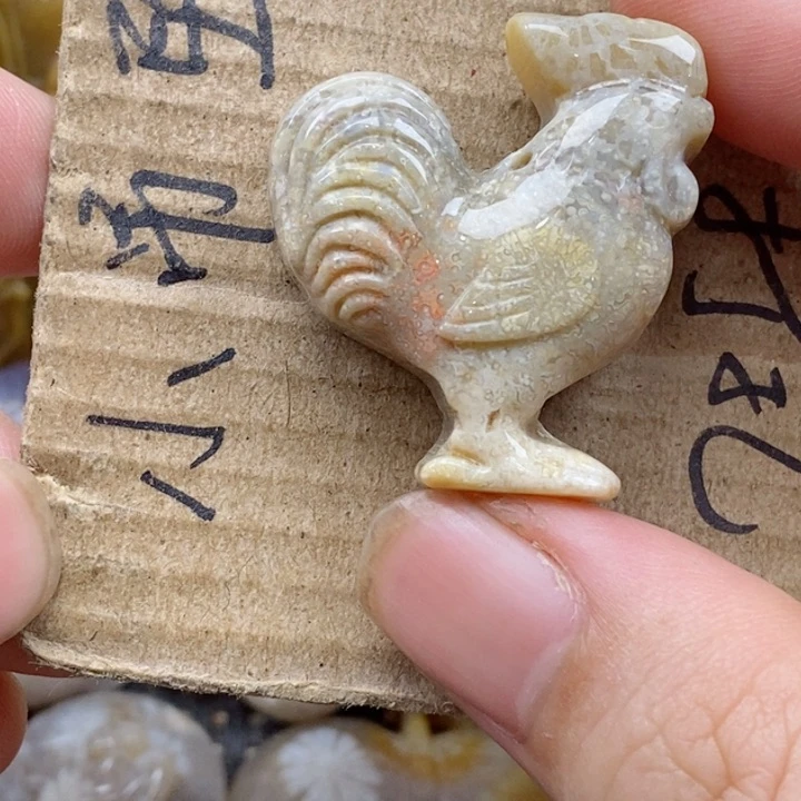 颈饰未镶嵌硅化珊瑚（珊瑚玉）另**蓝
