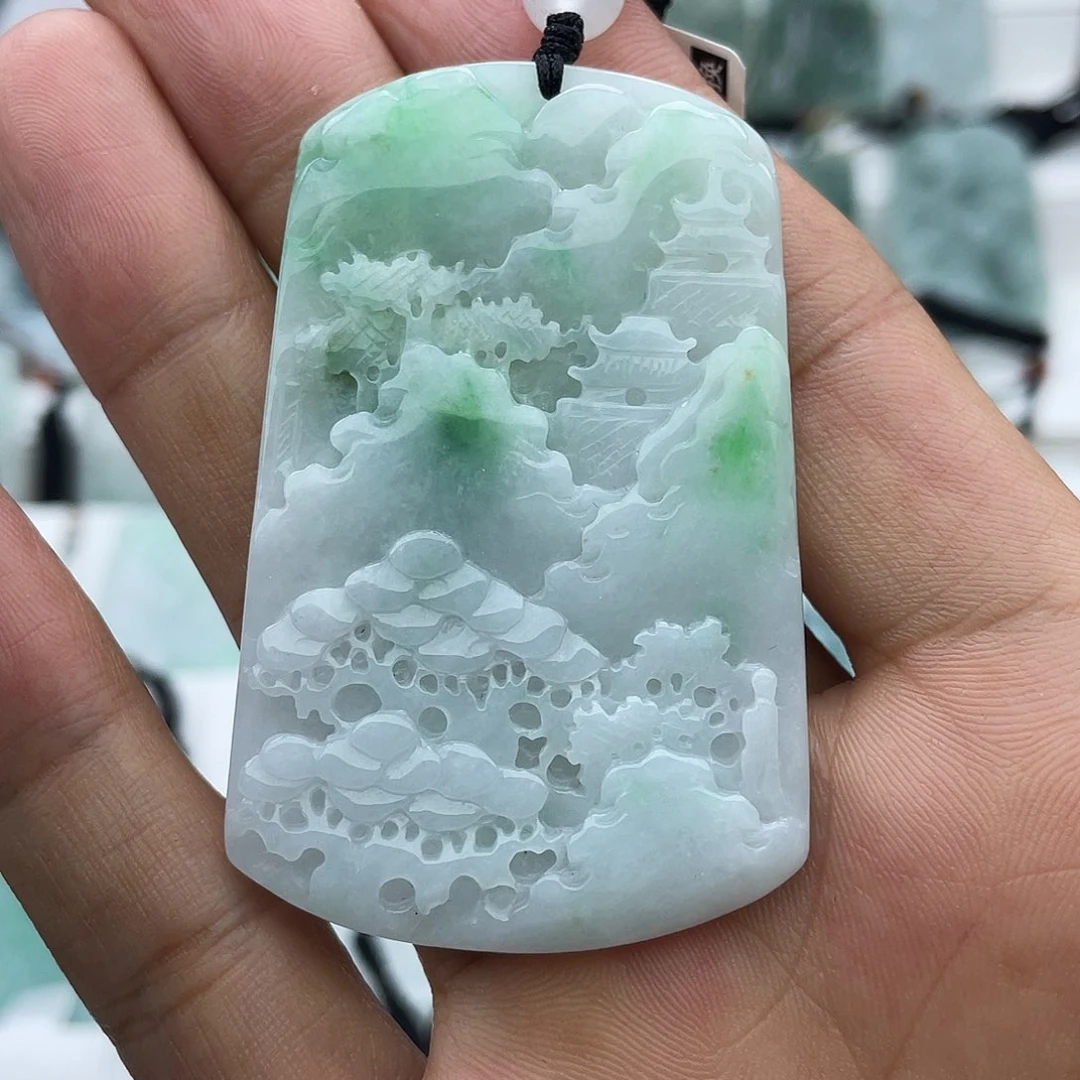 颈饰未镶嵌翡翠翡翠