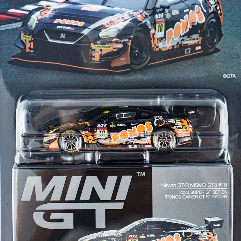 MINIGT车模 1:64 合金 日版 860号 GTR R35 GT3 小比例汽车模型车