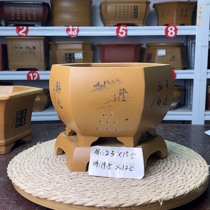 紫砂花盆紫砂艺术