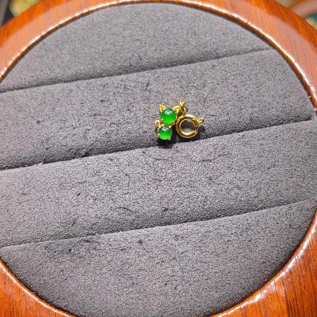 翡翠银S925镶嵌颈饰