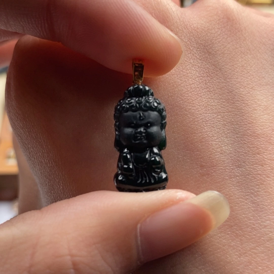 【闪购商品】翡翠颈饰未镶嵌宝宝佛