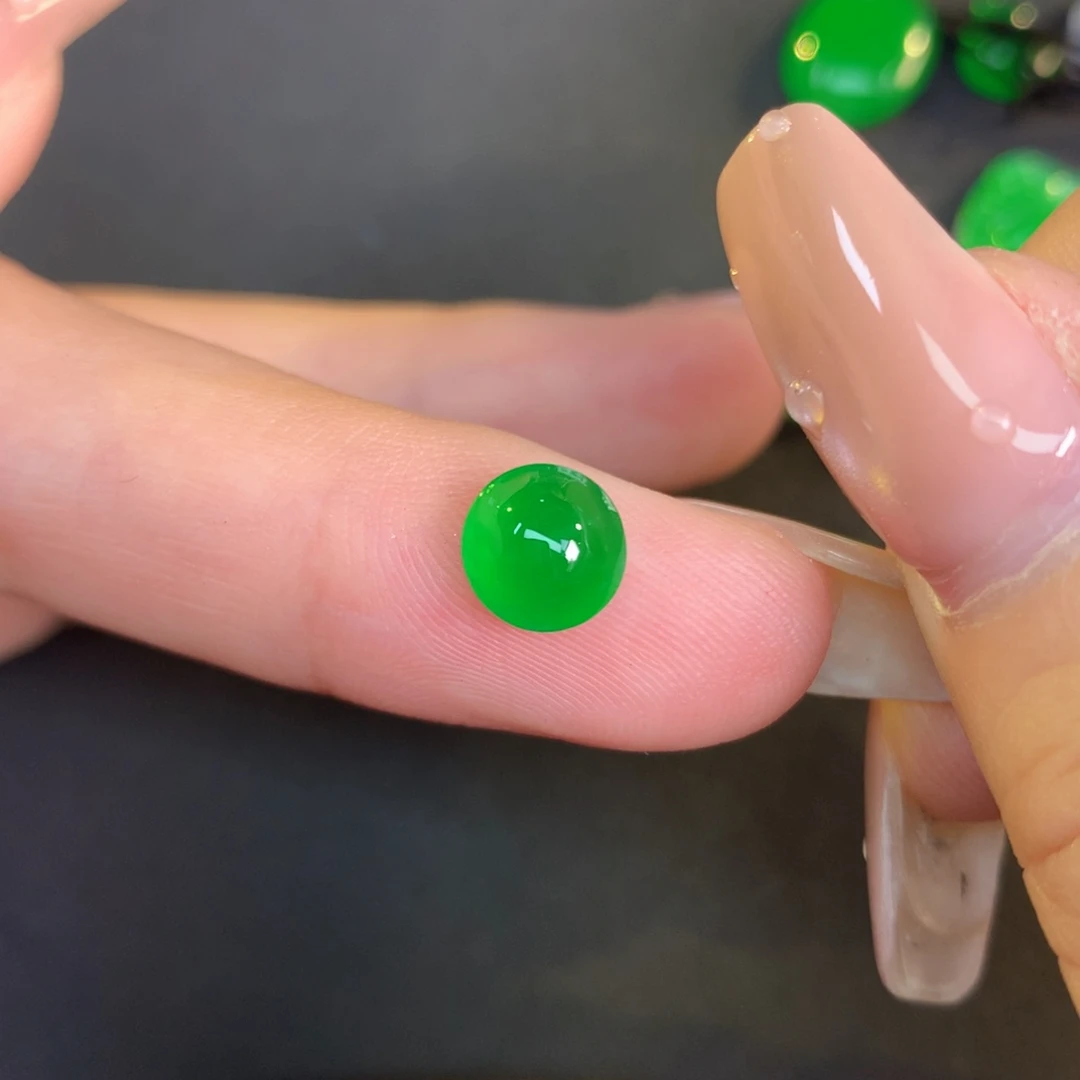 翡翠裸石翡翠翡翠7.06-6.96-4