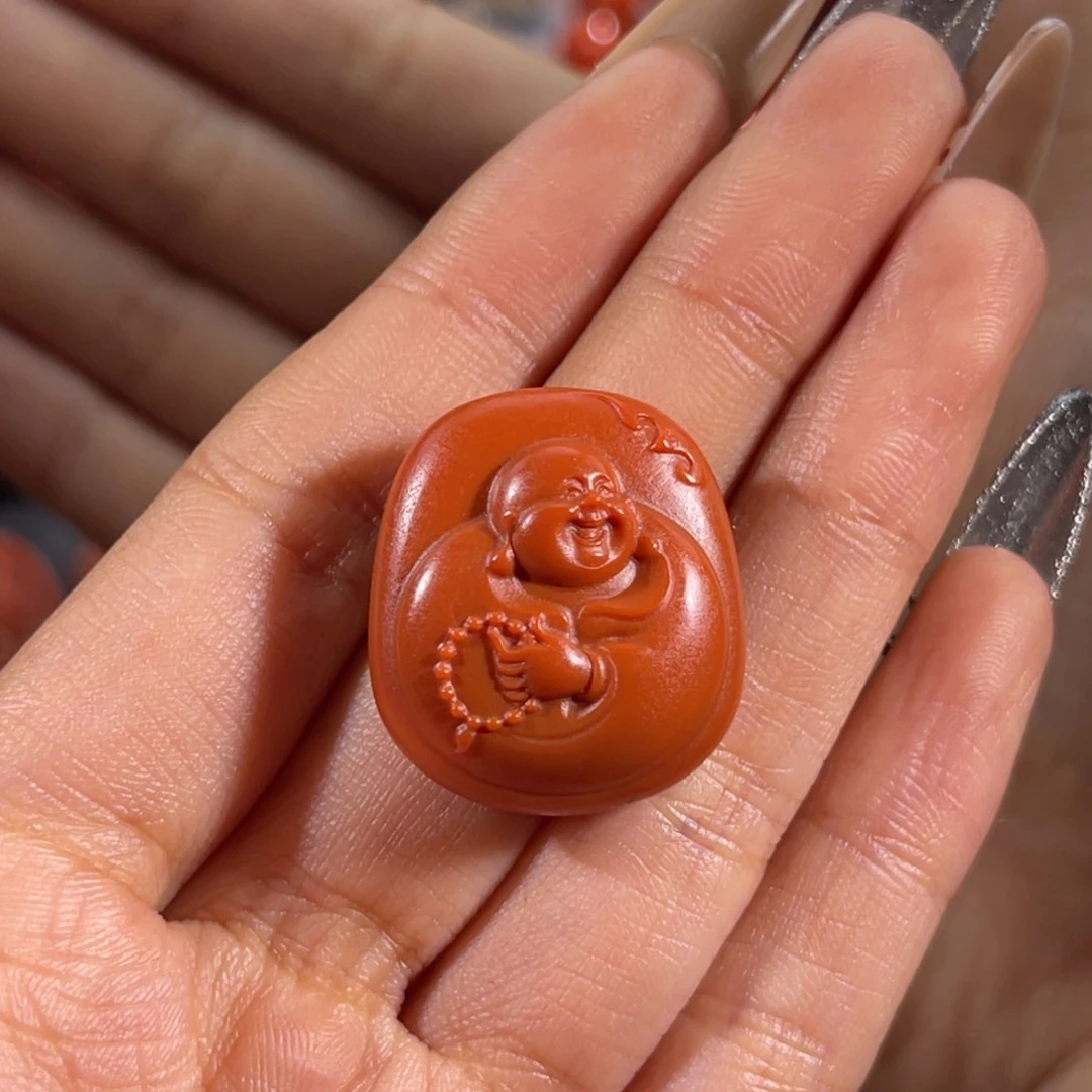 未镶嵌福在眼前吊坠南红玛瑙