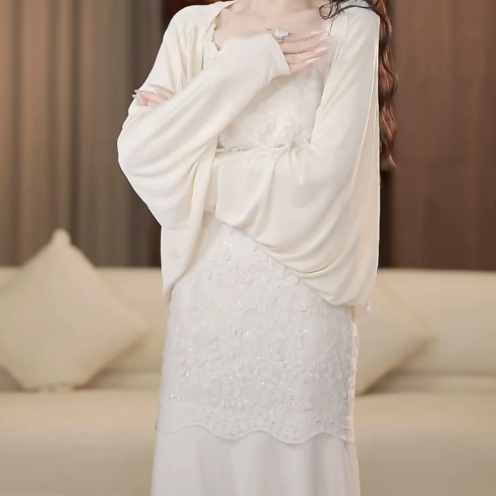 【沐杉】法式氛围感防晒开衫女薄款坎肩-YL11317