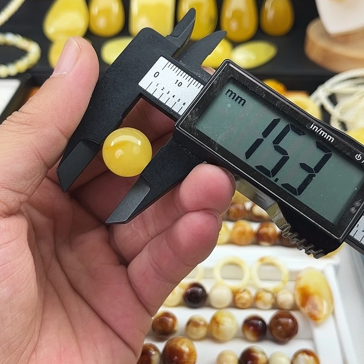 琥珀颈饰未镶嵌29