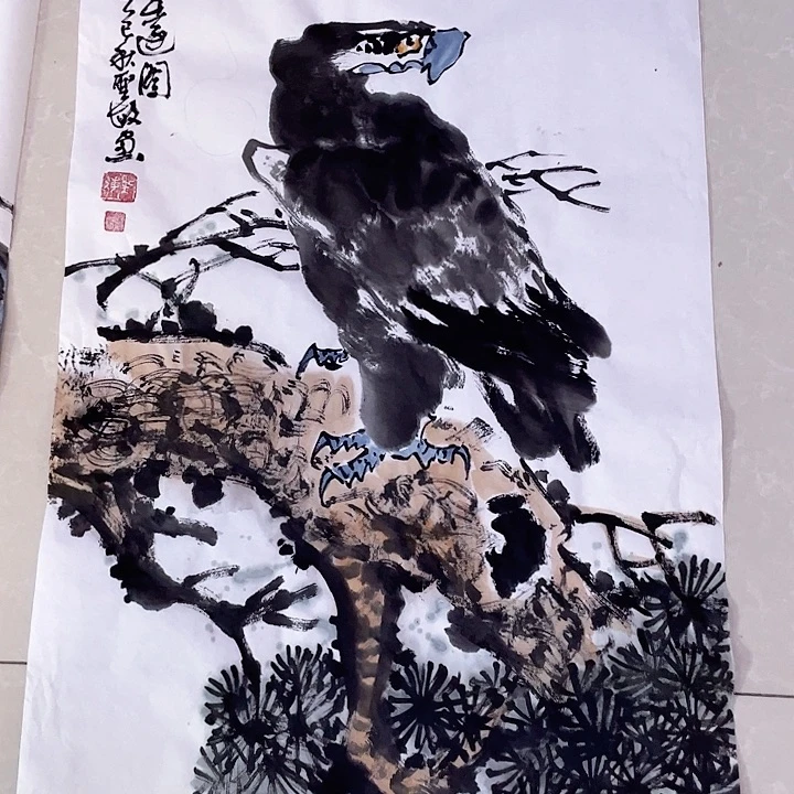 国画张圣敏先生纯手绘作品
