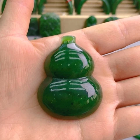 未镶嵌和田玉挂件平*大葫芦