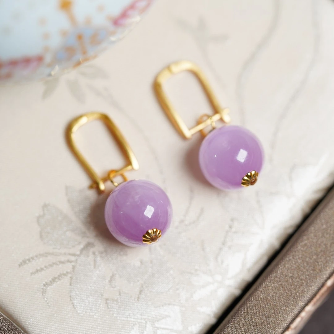 925银银制品 【左边婷姐】S925银高级感气质百搭耳坠耳钩（ E129）