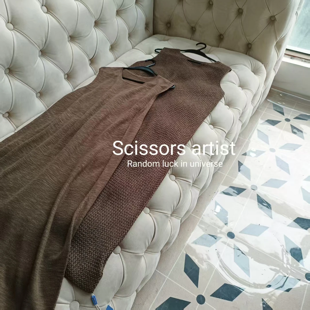 【Scissors artist】高端设计师走秀女装针织裙3164