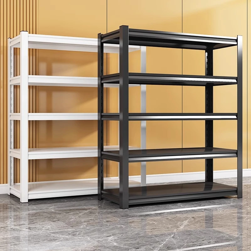 家用货架落地多层置物架仓库阳台储藏室厨房铁架子超市钢制收纳架