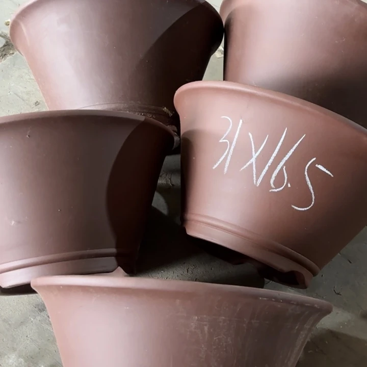 紫砂花盆  110-5。  31-16.5