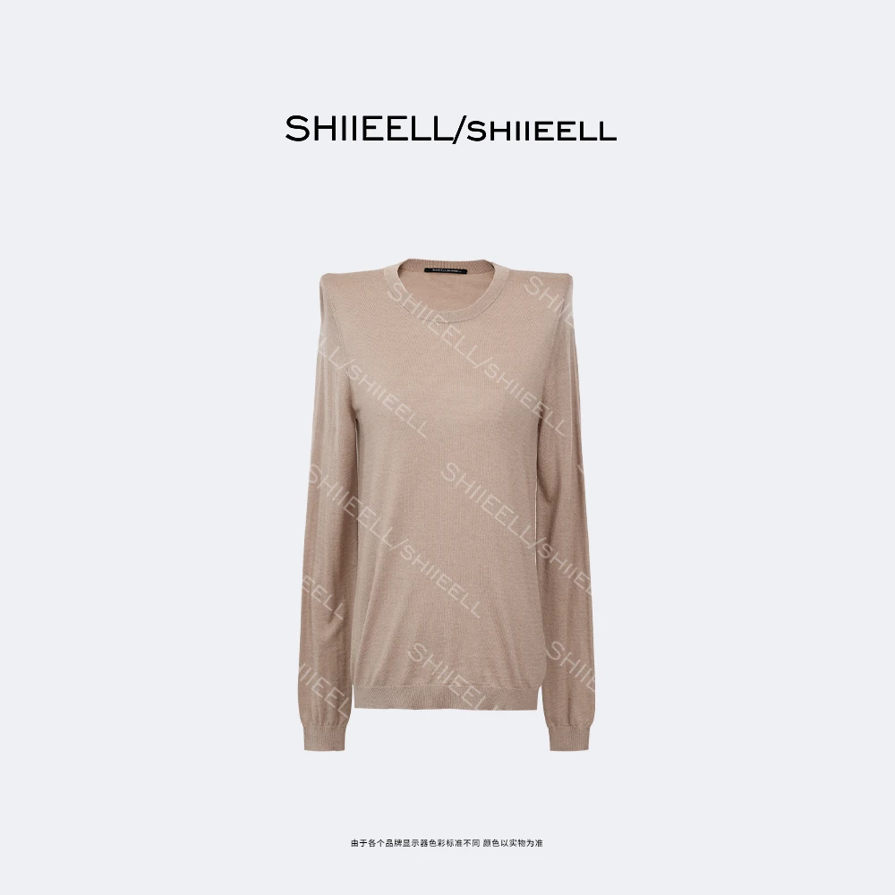 SHIIEELL【诺曼底绒息】老钱风超密毛混纺柔顺套头针织衫Z7365