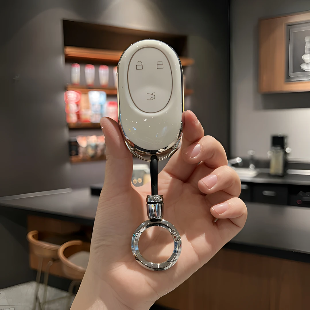 适用蔚来ET5T钥匙套ES7 ET5 EC7 ET7保护壳ES6 ES8 EC6高档全包扣