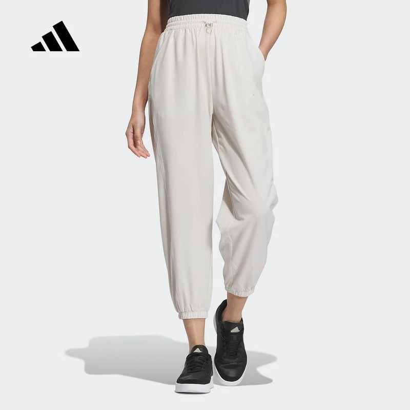 adidas阿迪达斯~运动裤夏季新款拒水防泼速干束脚裤九分裤JN7774