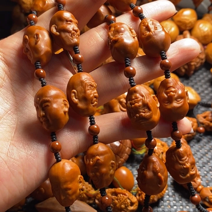 吊坠橄榄核昊**保写实脖挂