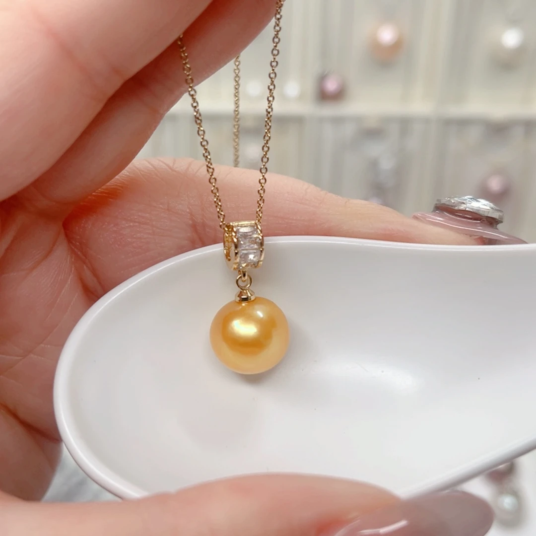 淡水珍珠吊坠(赠链)合金