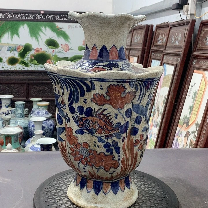 陶摆件博古架陶瓷摆件