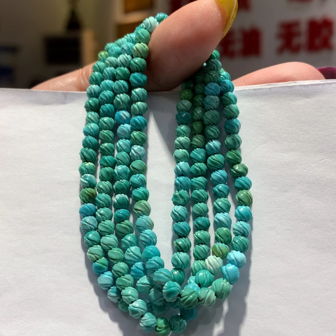 未镶嵌绿松石长链