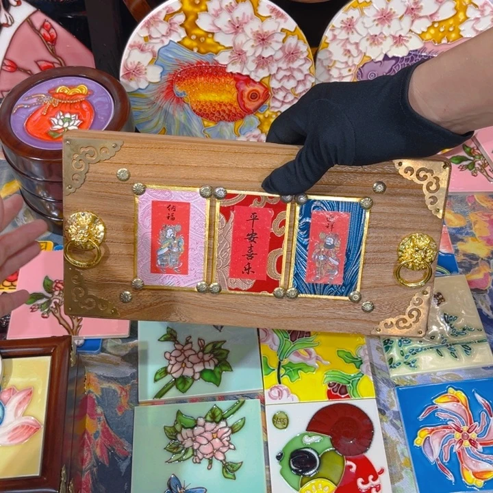 瓷片瓷板画艺术作品
