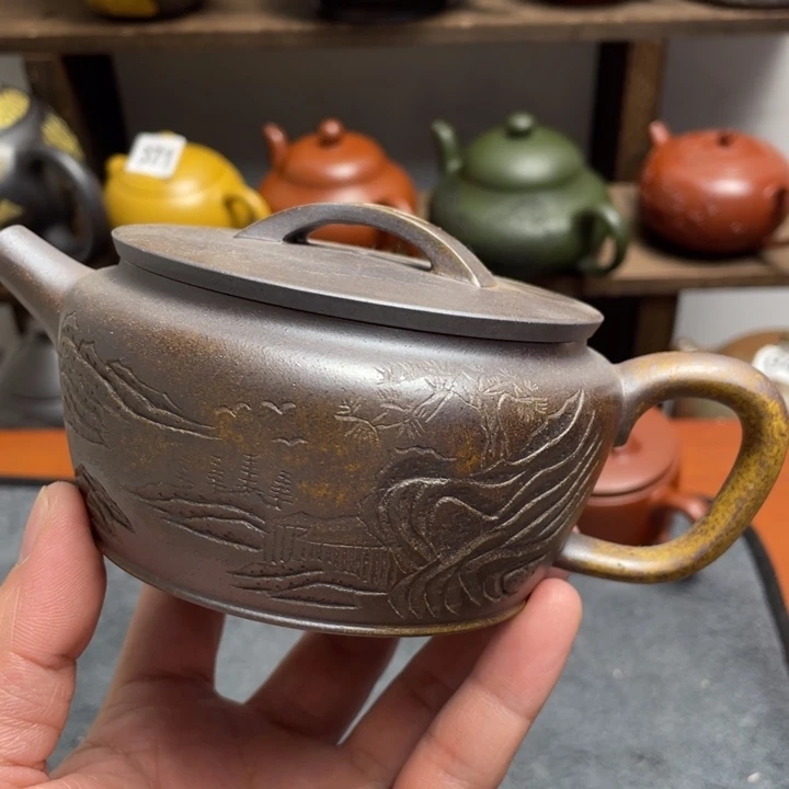 紫砂茶壶紫砂微瑕