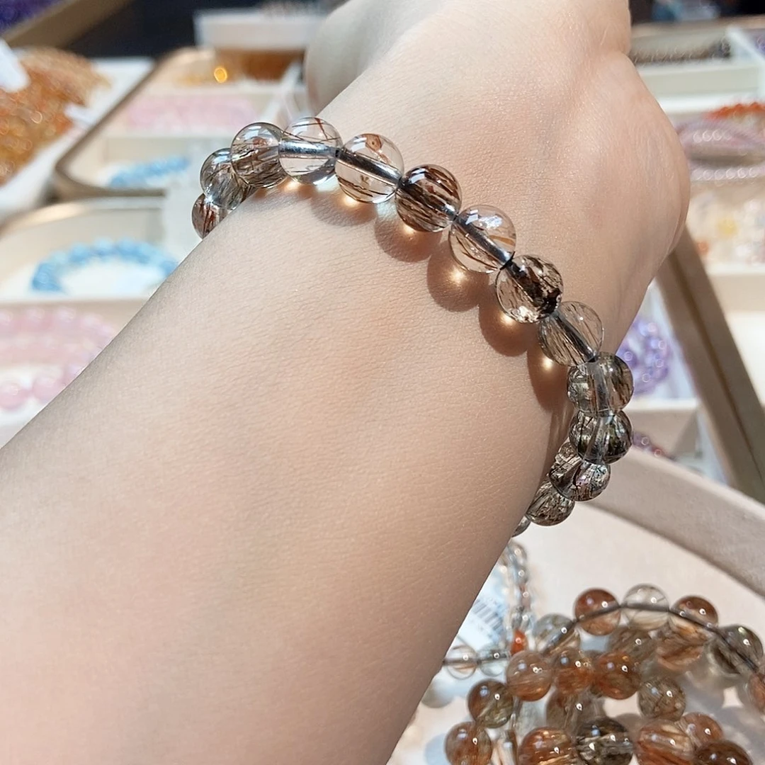 水晶手链未镶嵌水晶手串8.5