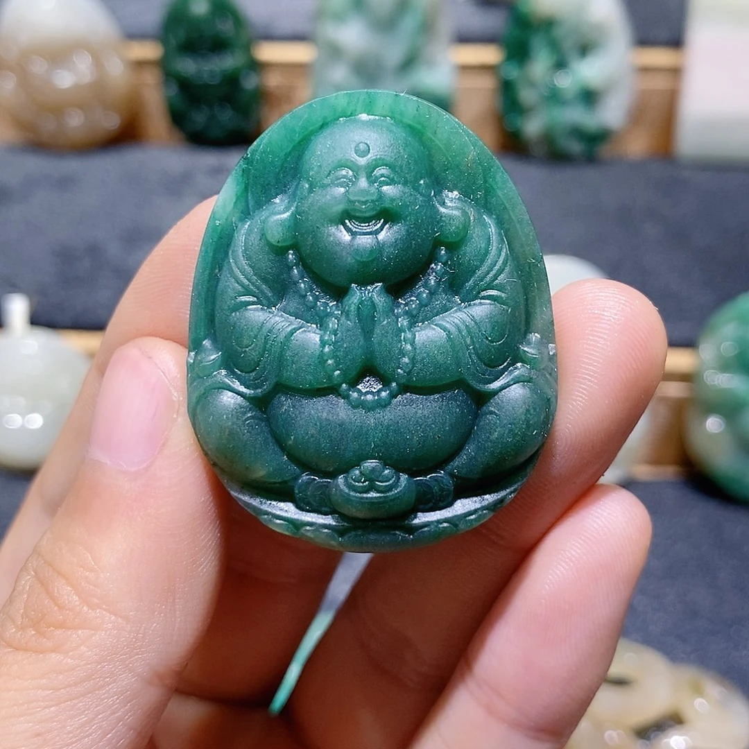 独山玉未镶嵌吊坠