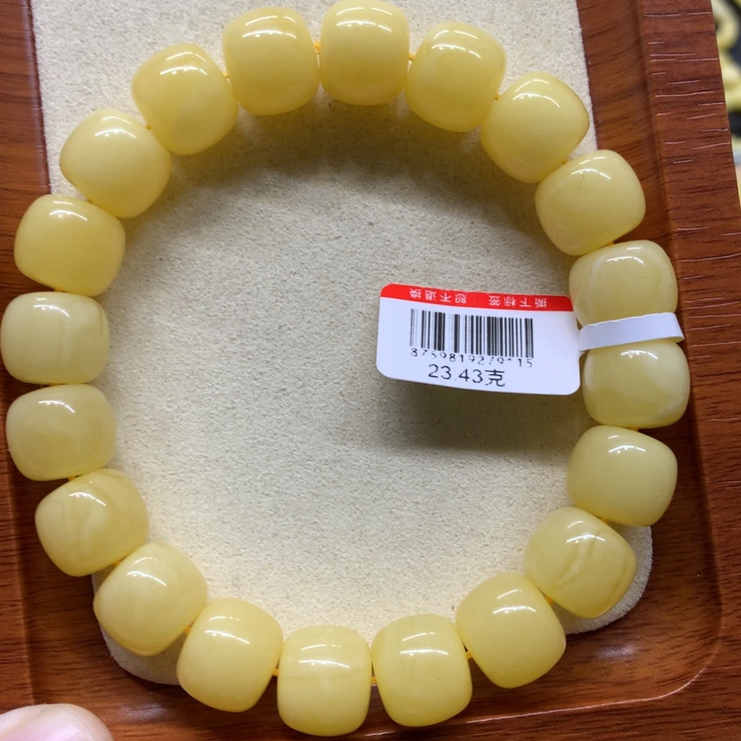 蜜蜡未镶嵌手链蜜蜡